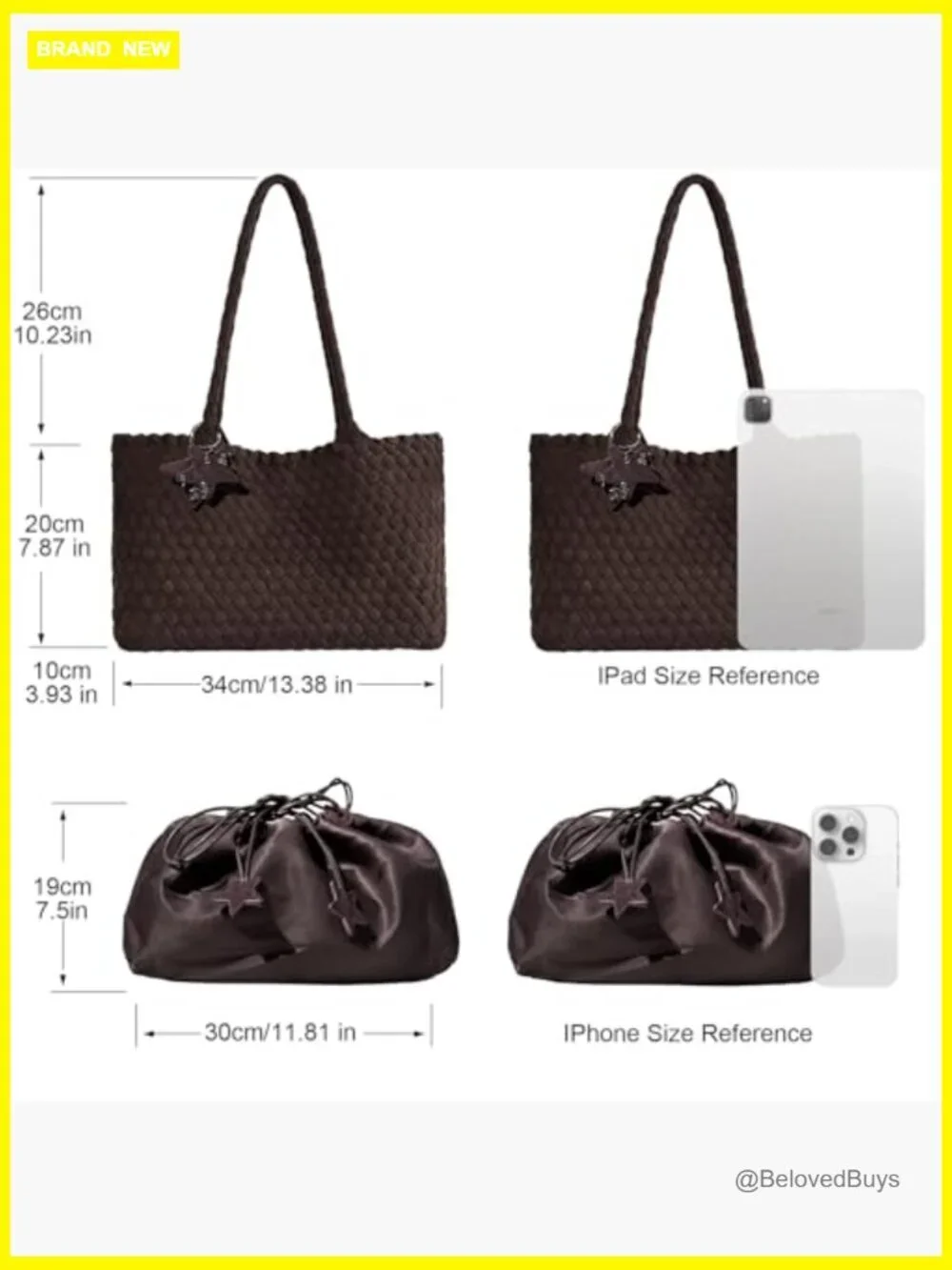 Woven Hobo Bag, Faux Leather Tote for Women, Large Capacity Shoulder Bag with